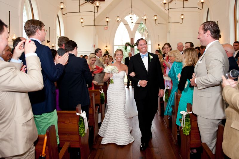 THE REAL DEAL: “We had gone back and forth on whether we should do a ‘first look’ with our photographer,” says the bride. “We opted against it because we wanted that ‘special moment,’ and boy, did we get it!”