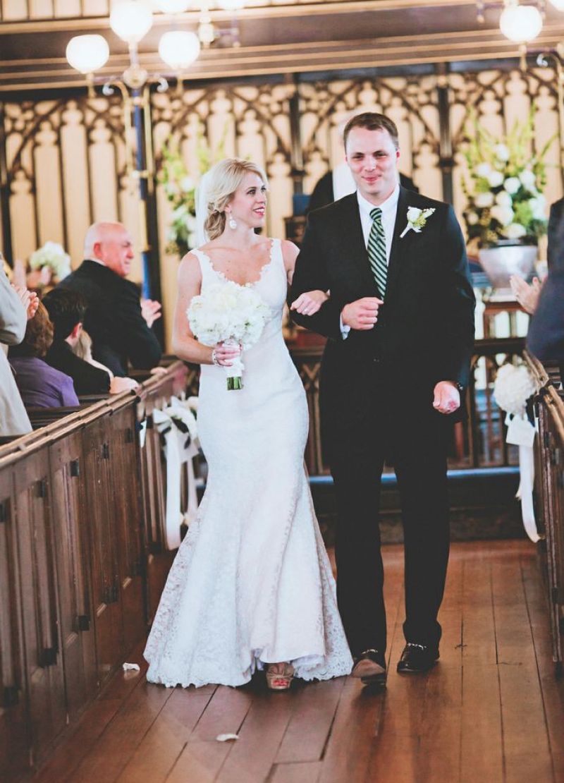 TROPICAL DELIGHT: The couple—who first met in the Bahamas—headed back to the Caribbean for their honeymoon.