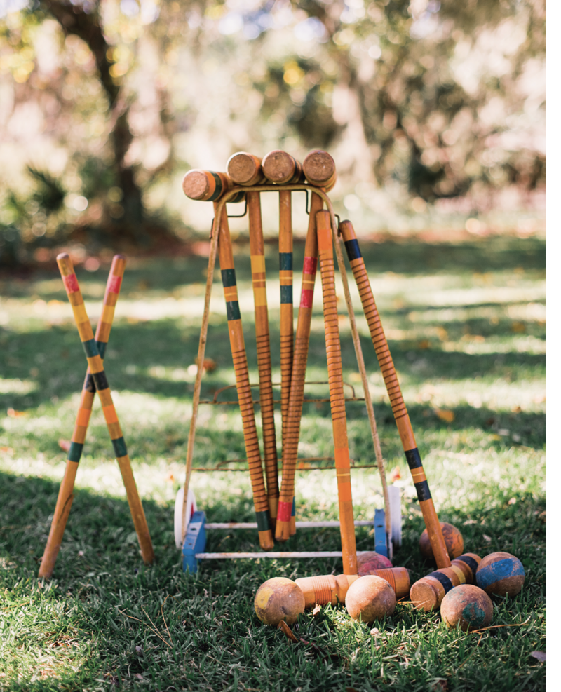 ...play croquet while staying distanced.