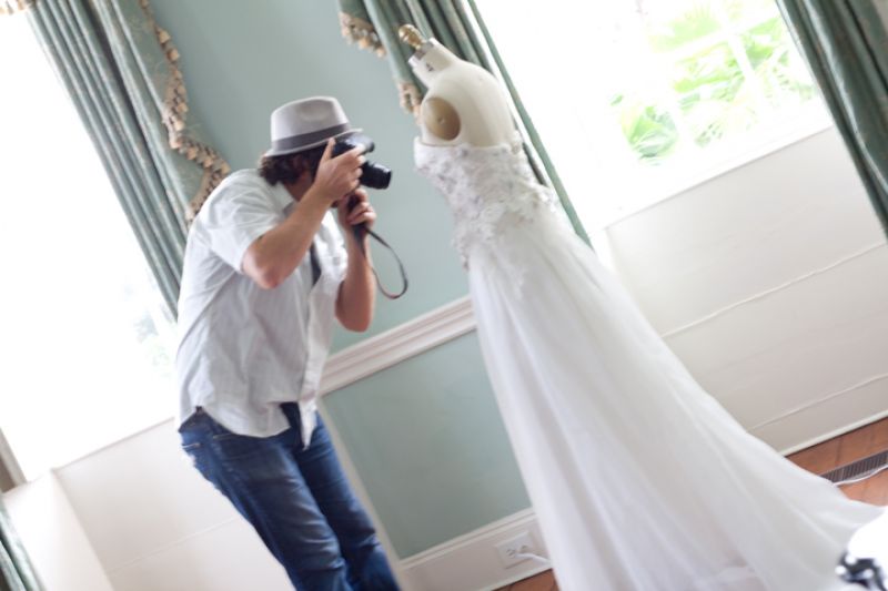 Photographer Andrew Cebulka, of HeirloomCreative, captures details of the dress to show what inspired the corresponding cake.