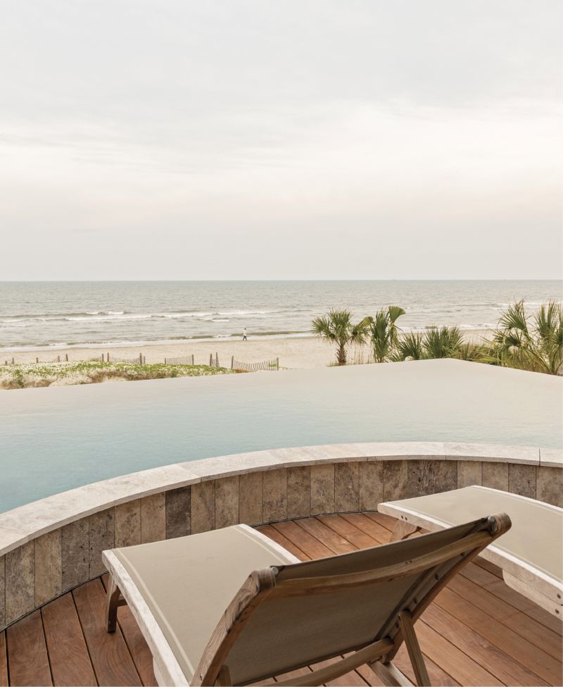 Dream Digs - Looking out from the infinity pool to the atlantic beyond, the Leonards can’t help but pinch themselves. The couple, who met here nearly 30 years ago, have realized their dream—to return to the Lowcountry and live on the beach. Check out the family’s grand but decidedly “unfussy” Isle of Palms oceanfront home.