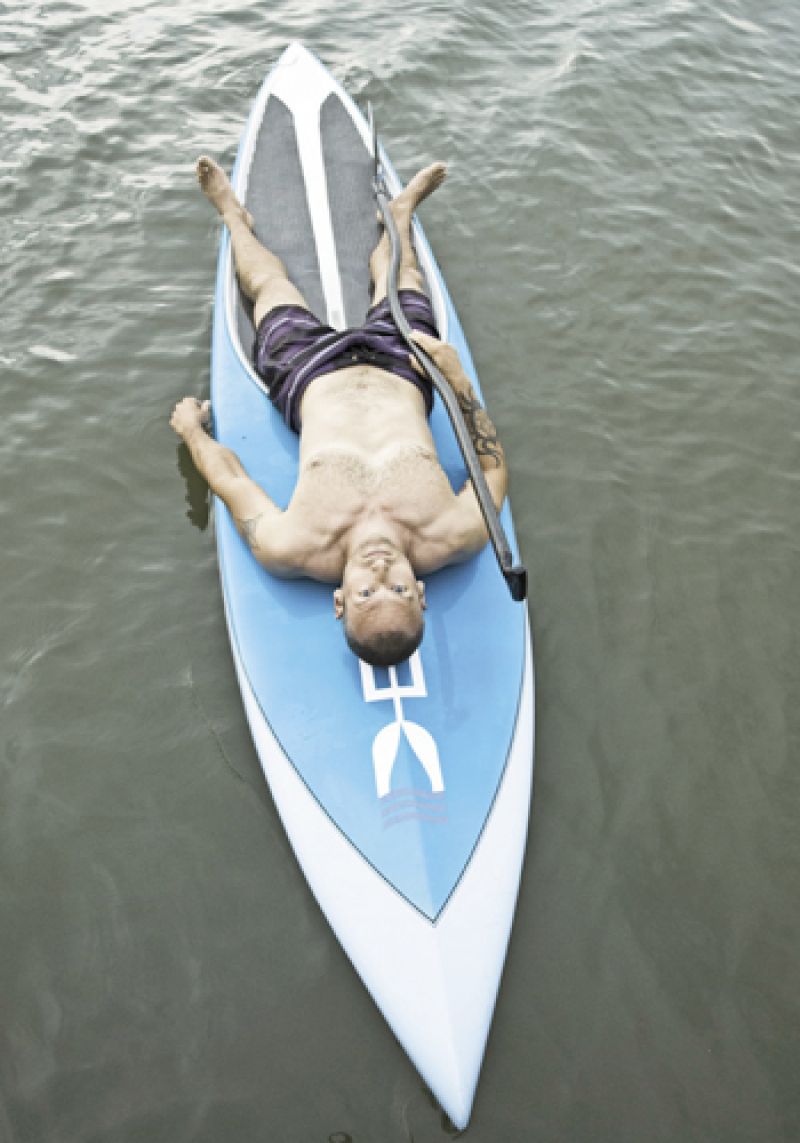 Dean Johnson; racing around the Battery
