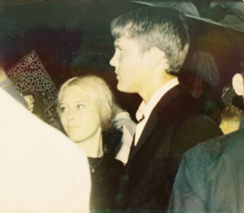 with sweetheart Barbara Gervais Street in 1969