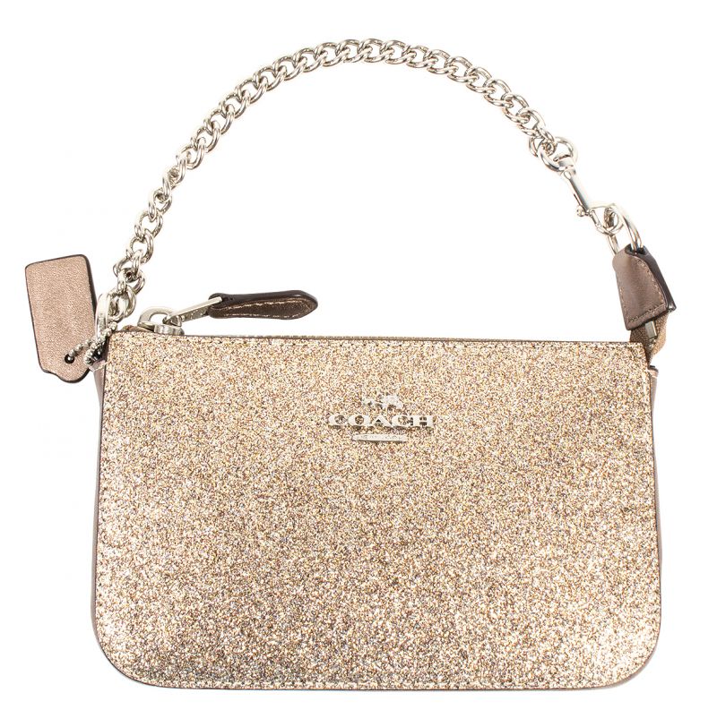 Coach ”Glitter Nolita Wristlet,” $85 at Belk of Mount Pleasant