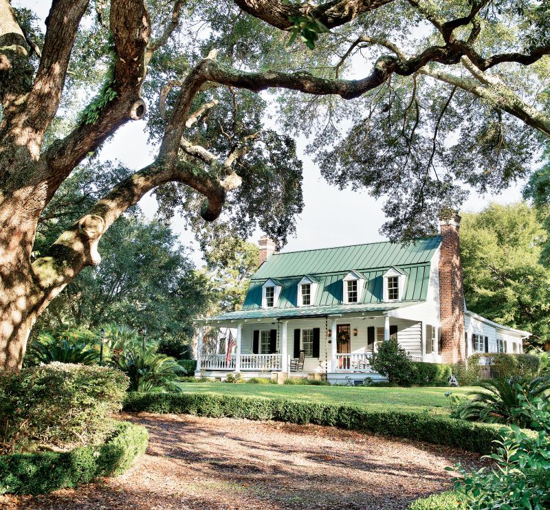 historic pedigree: The Dutch Colonial farmhouse, originally called the Heyward-Cuthbert House, was built in the 1740s by Thomas Heyward Sr. and is one of the oldest homes on James Island.
