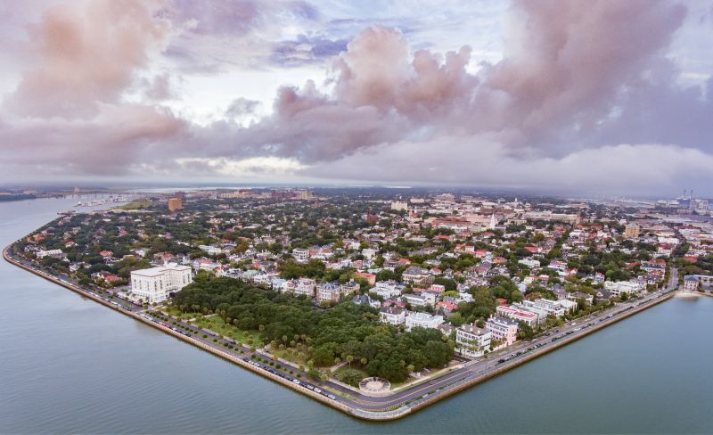 1st Place Professional Category - A Corner Of Charleston by Nicholas Skylar Holzworth  {Professional category}  - An early morning overlooking the peninsula