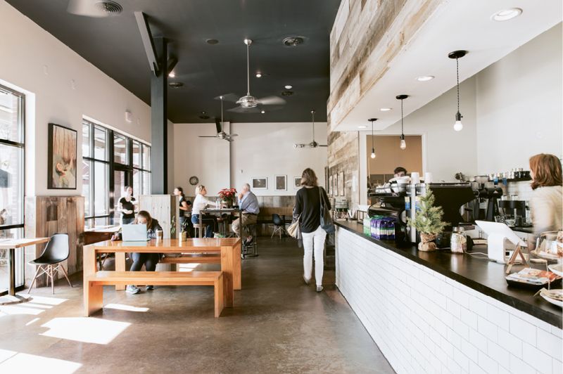 Coffee Complements: An ever-present conversational din and friendly counter service warm up the art gallery vibe at Collective Coffee Co.