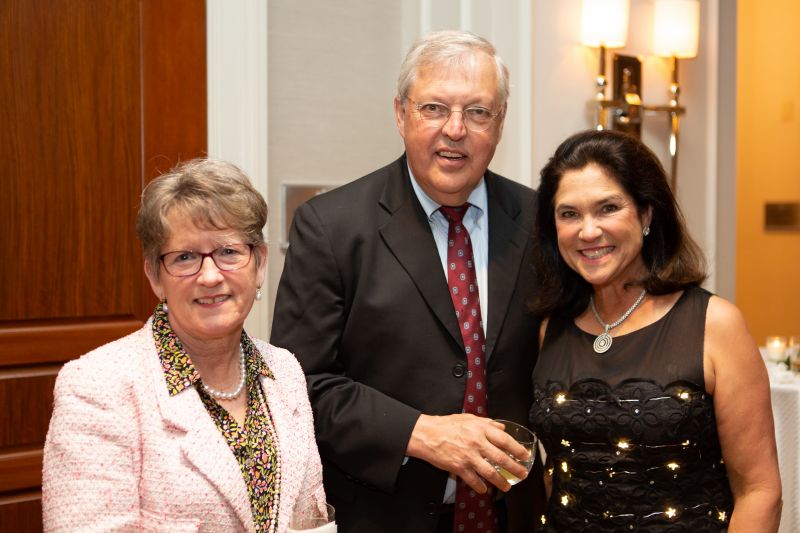 Jenny and Michael Messner, and auction chair Leslie Richardson