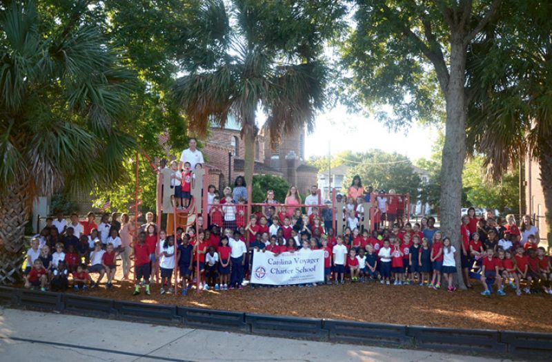 Charting Progress: In addition to their support of local parks, the Messners have helped launch two new public charter schools: Carolina Voyagerand Allegro, which infuses music education throughout its curriculum.