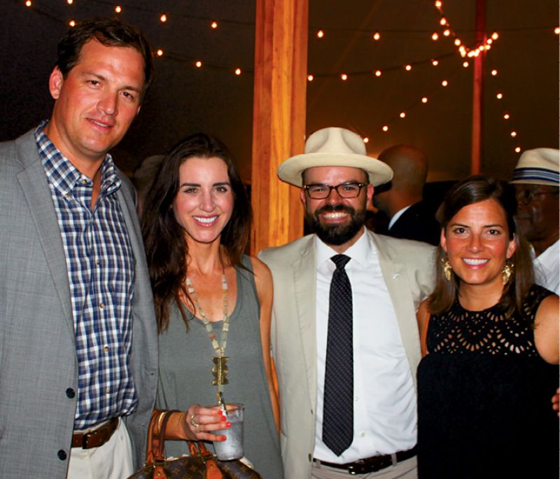 Thomas and Kalyn Smythe,  Bernard Mack, and Meg McIntyre