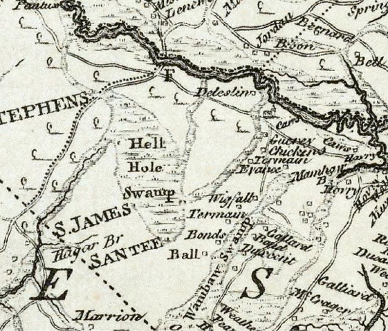 With its thick forests and unimproved roads, Hell Hole made an ideal location for illicit liquor production.