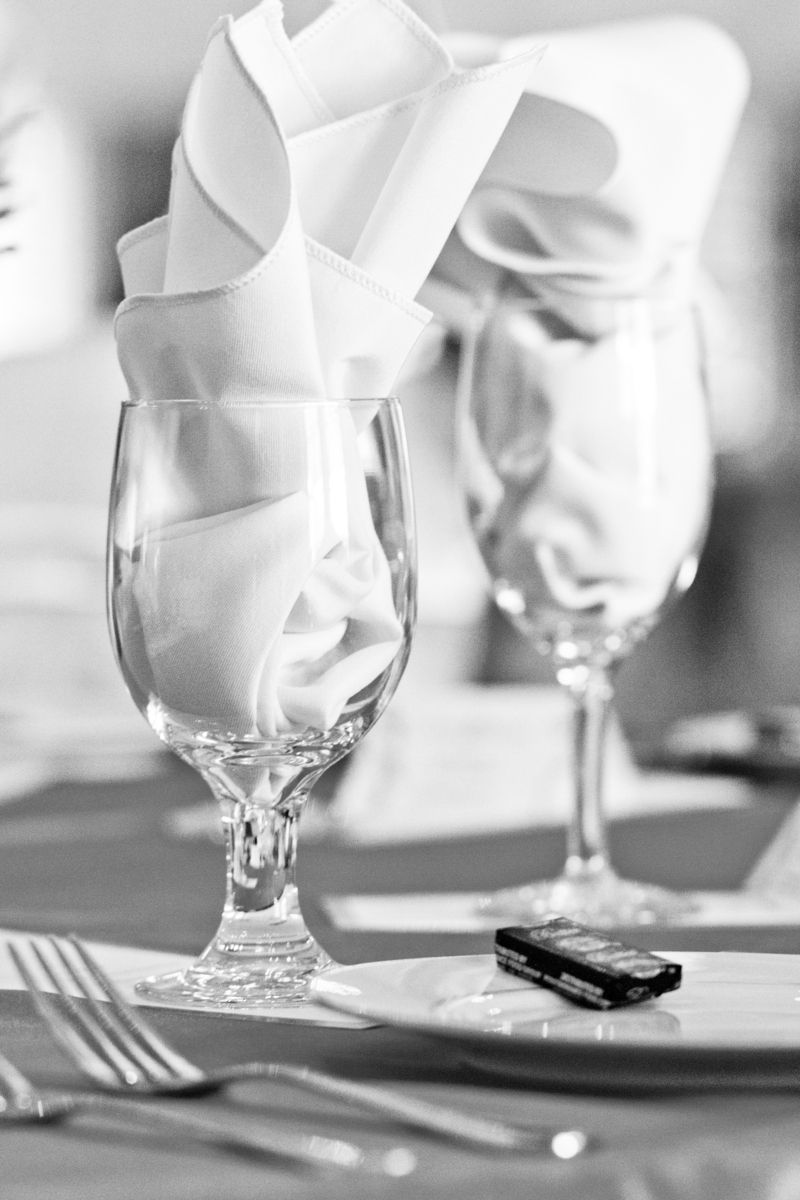 ISLAND INSPIRATION: The reception featured Jamaican fare and rum punch from Atlanta caterer Camelita McLean.