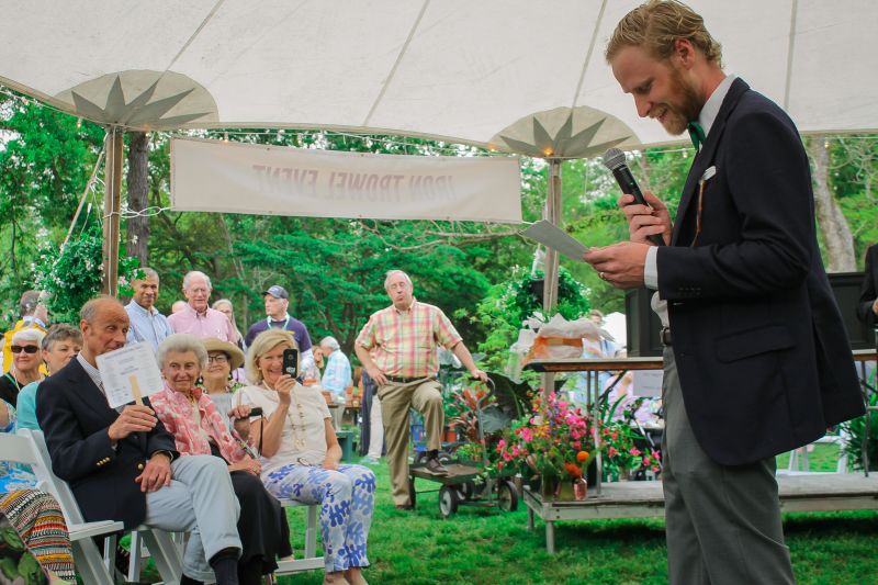 Lucile’s grandson, Perry MacLennan, gave a heartfelt speech detailing Lucile’s life and love for plants.