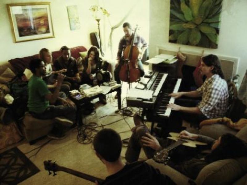 High Notes: At home rehearsing for her sold-out Valentine’s Day performance at the Music Hall