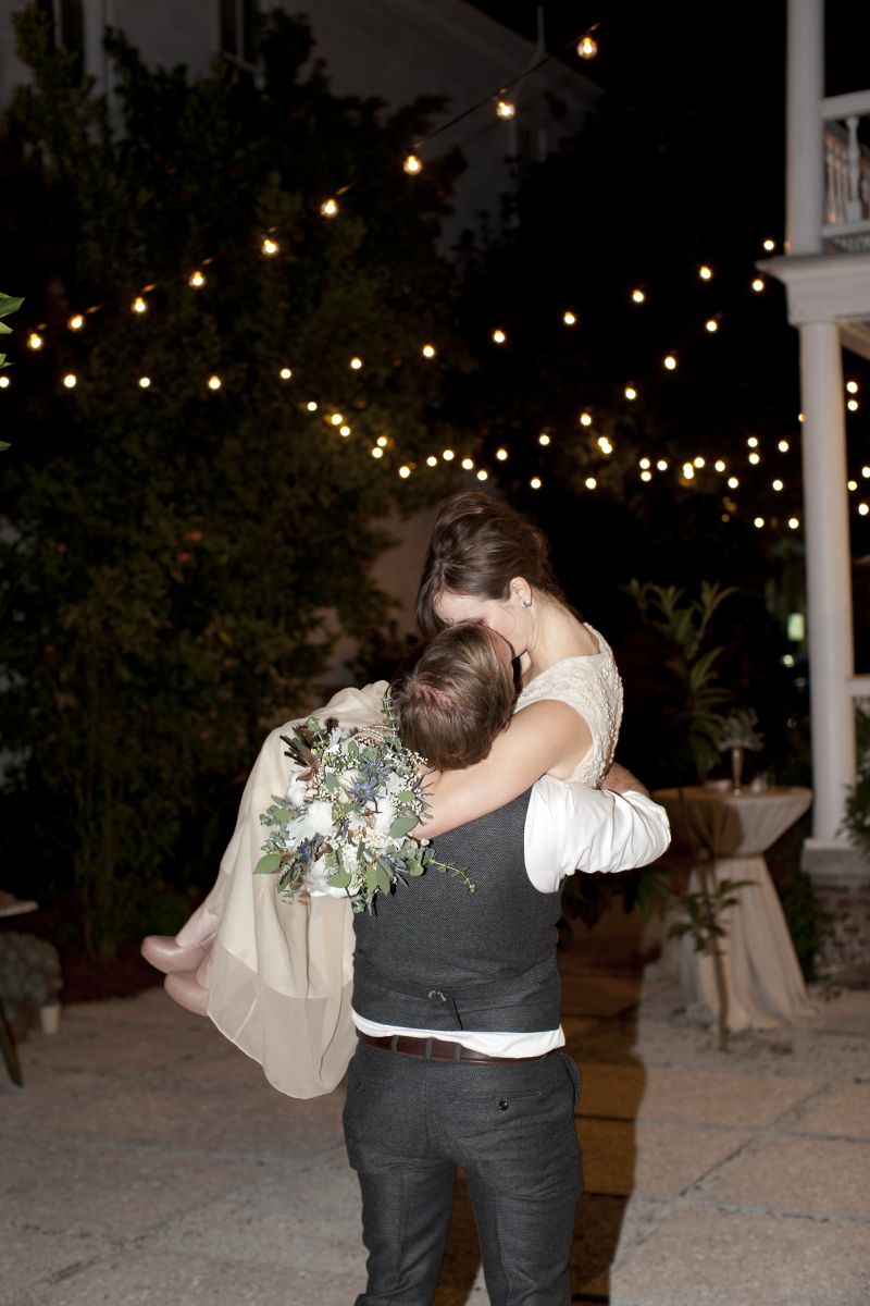 GUT FEELING: Though the couple dated for precisely 364 days before Tim proposed, “We’d basically agreed within the first month that we had every intention of always being together,” says Elise.