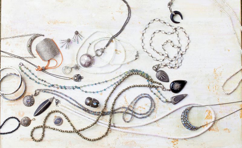 Jenny Thompson, Theodosia Jewelry: Armed with a love for vintage jewelry, the Columbia native and art history grad moved to Charleston in 2000 and began hunting down special vintage pieces and refashioning them with a modern edge. Boutique owners and buyers responded to her eclectic sensibility, and Theodosia was born. Over the years, the collections have evolved, and the young mother of three now sketches her own designs. Vintage flair shines through in the details, such as intricate pave diamond clasps. “Layers are important to me,” she explains. “I love mixing materials to create interesting textures.” Theodosia Jewelry is sold at boutiques across the country, including Hampden Clothing. See more at theodosiajewelry.com.