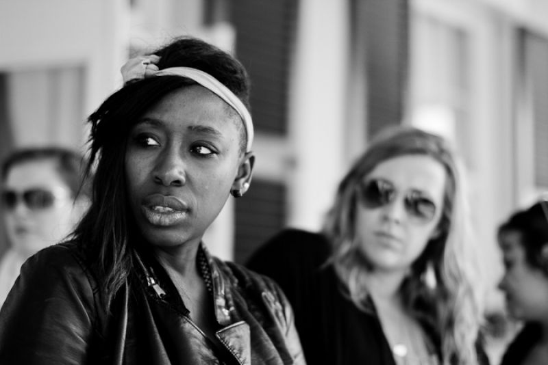Style director Ayoka Lucas; style intern Loren Springsteen