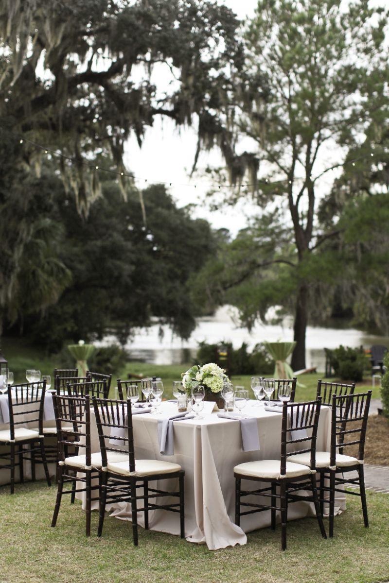 BON APPETIT: Guests dined on Lowcountry favorites like shrimp and grits.