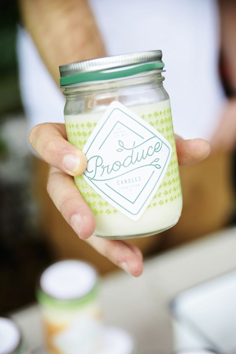 A fresh scent from Produce candles