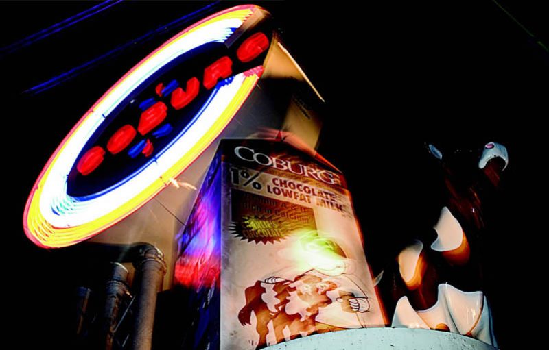 For our May 2006 photo essay “Local Landmarks,” Wilson cruised around the greater Charleston area capturing iconic sites, such as the Coburg Cow on Savannah Highway.