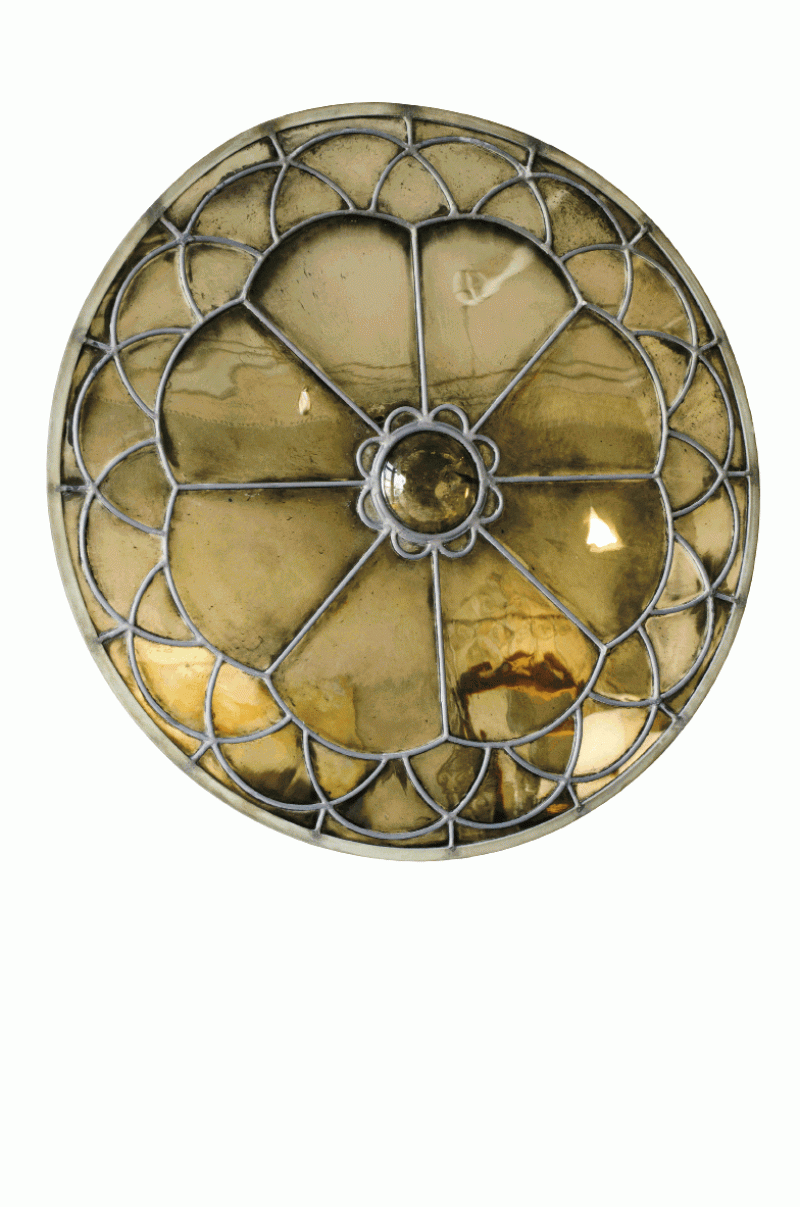Lotus mirror by Charleston Architectural Glass