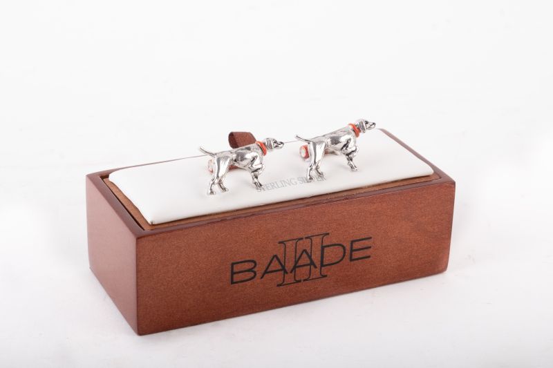Baade sterling silver cufflinks, $425 at Grady Ervin &amp; Co.