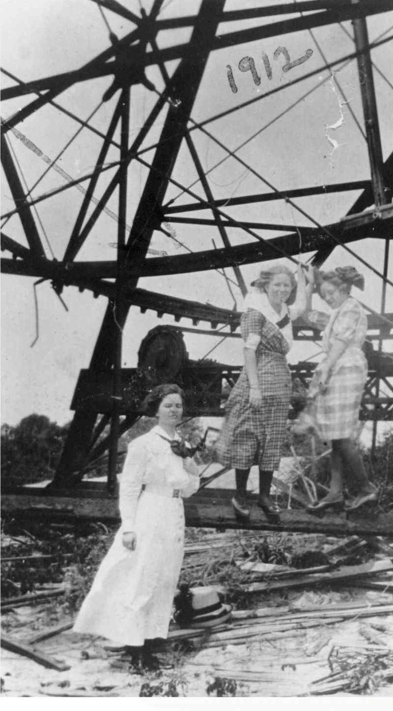 The amusement park near the Dance Pavilion featured a novel invention first unveiled in 1893 at the Chicago World’s Fair—the Ferris wheel