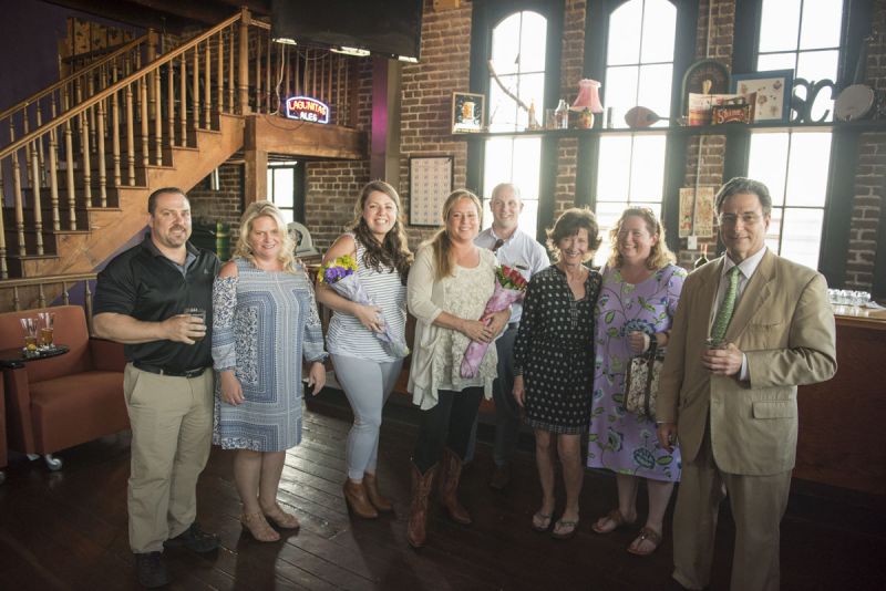 Peter and Lillie Aquino, Caroline Yianopoulos, Margeaux Coyne, Barrett Sammons, Melissa Kersey, Hope Reardon, and Lester Schwartz