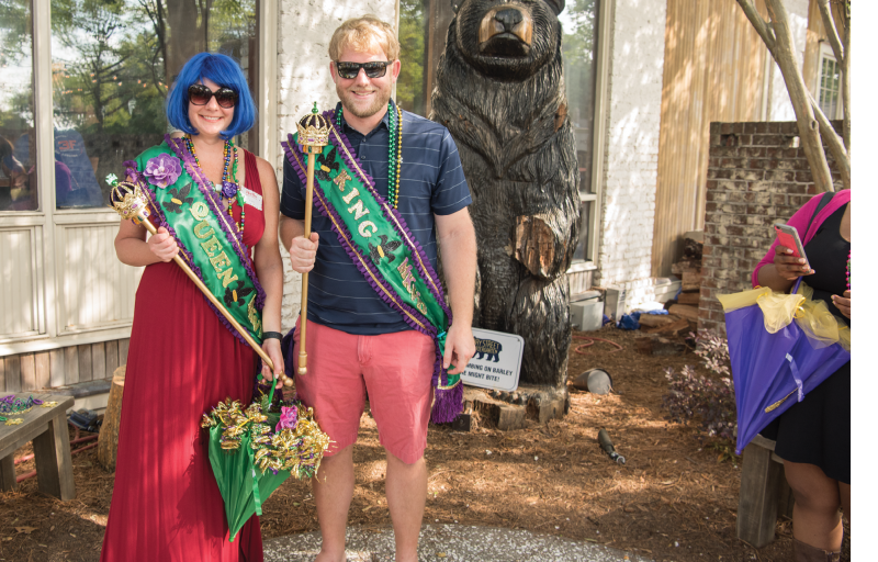 Kari Tippens and Austin Watson were crowned Queen and King of the Krewe.