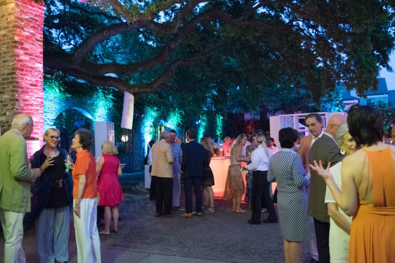 Guests gathered in Bedon’s Alley to sip cocktails from the Aviation American Gin bar.
