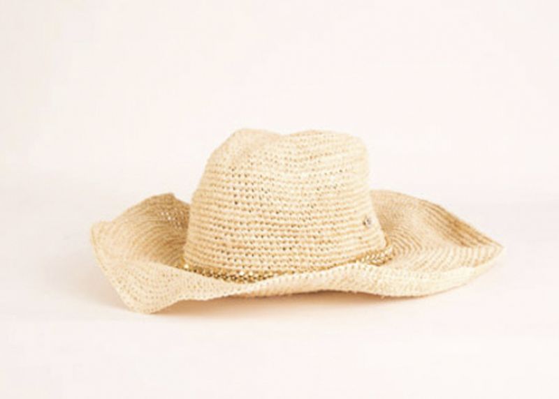 Flora Bella “Austin Crochet Cowboy Hat” in “almond,” $148 at Lori Lulu