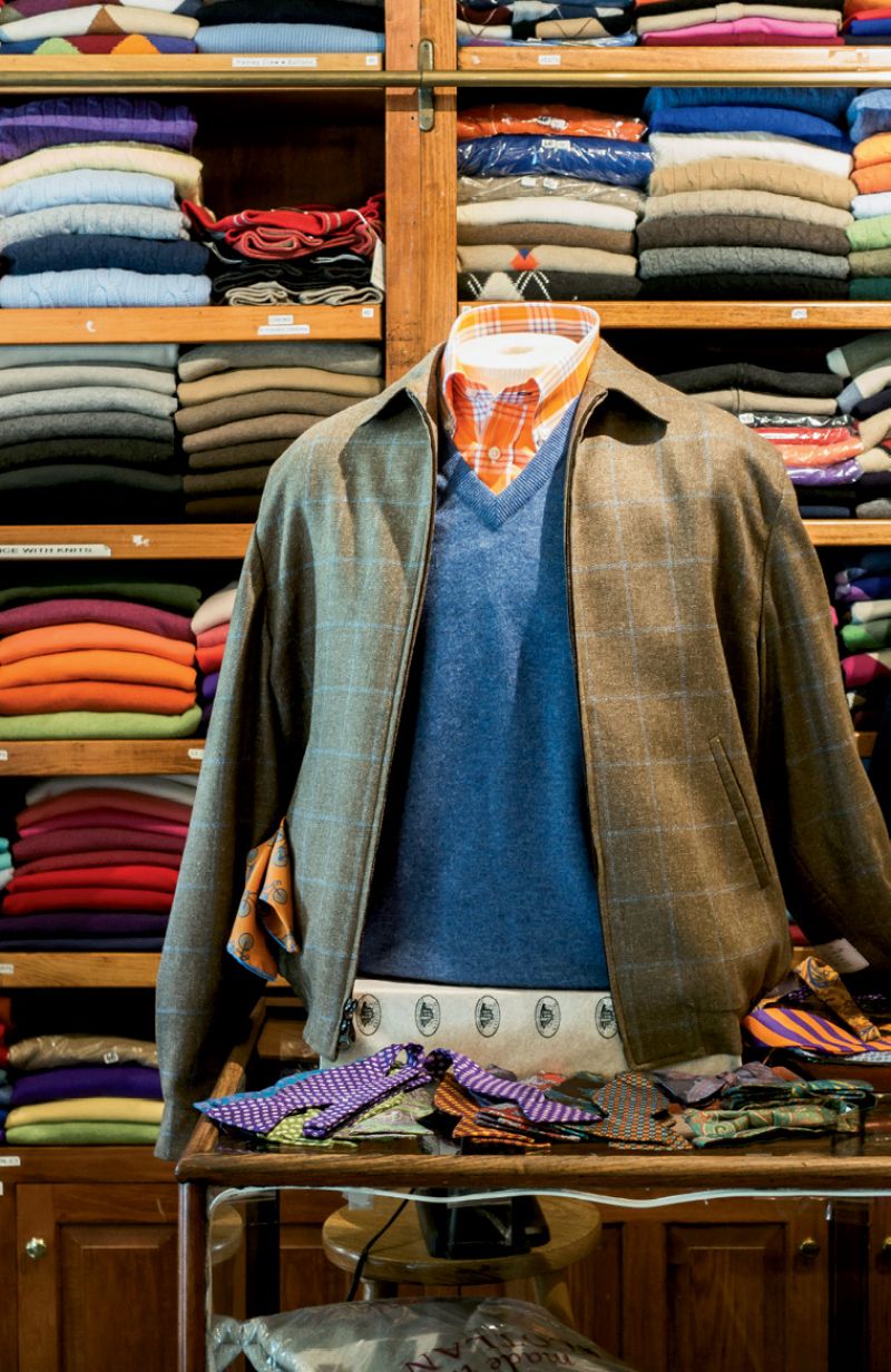 A trove of sweaters at McCulley’s Scottish Cashmere