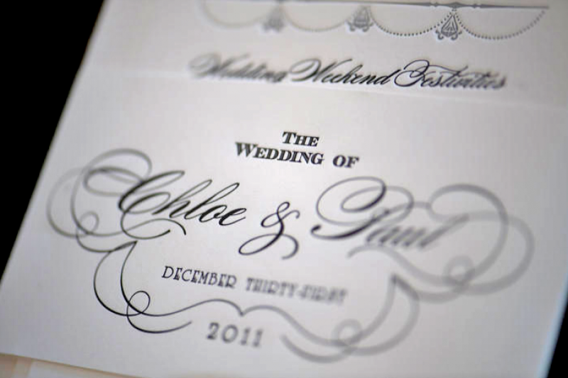 IT IS WRITTEN: A font inspired by one from the 1937 film Topper appeared on the stationery by Sixpence Press.