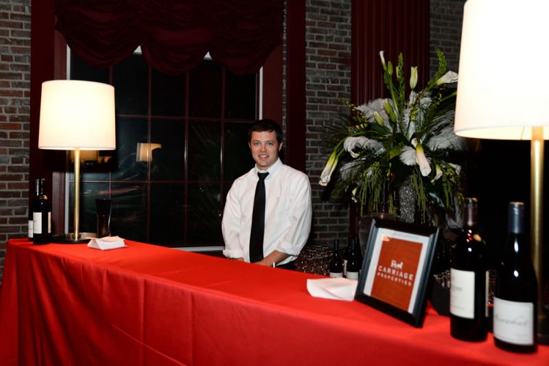 Bartender Blaine West served up wine, beer, and cocktails.