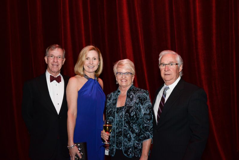 Mack Whittle, Jennifer White, Sue and Charles Chamberlain