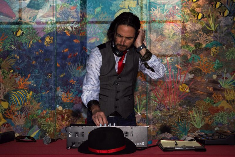 A DJ kept the party going, spinning lively tracks throughout the event.