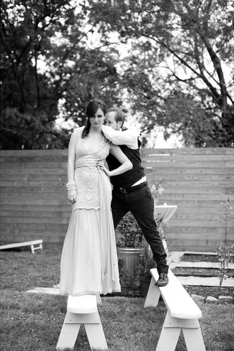 STRIKE A POSE: Elise, a part-time model who got her start walking in Charleston Fashion Week®, shows off her custom-made gown by Rachel Gordon of One Love Design.