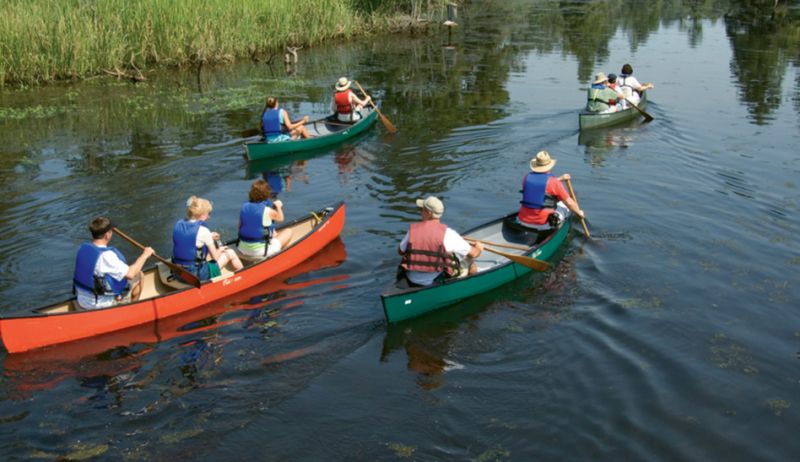 1. Paddling at Old Santee Canal Park