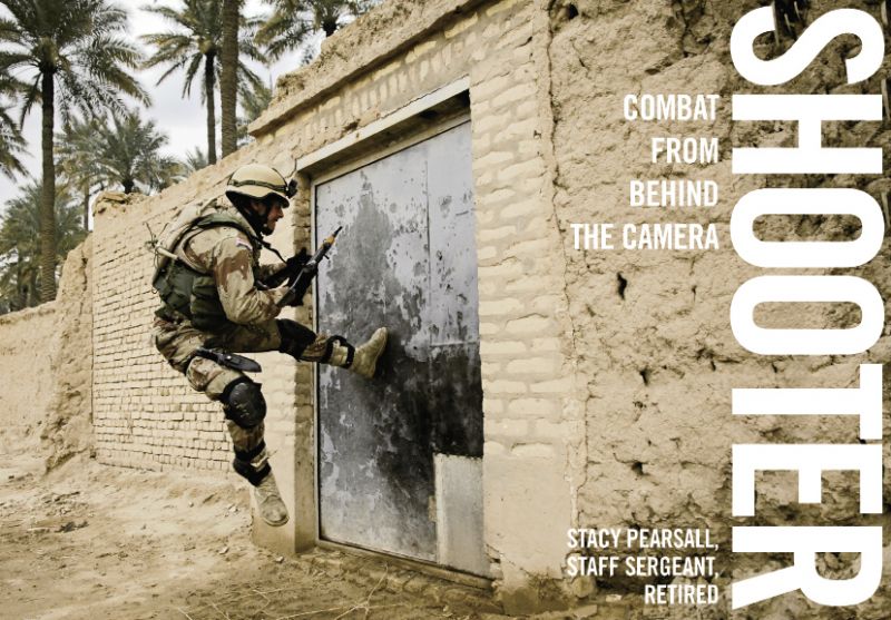 Meet Pearsall and get a copy of Shooter (Lyon’s Press, October 2012) signed at these events: October 18 at The Citadel and November 12 at the Charleston Center for Photography. For more info, visit ccforp.org/shooter-combat-from-behind-the-camera.