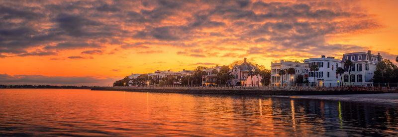 FINALIST Professional category: The Battery by Taylor Franta; “History buffs enjoy the lengthy history of the battery as much as photographers enjoy its beauty.  Each house on East Battery has its own story and these houses have long been some of the most iconic places in all of Charleston.”