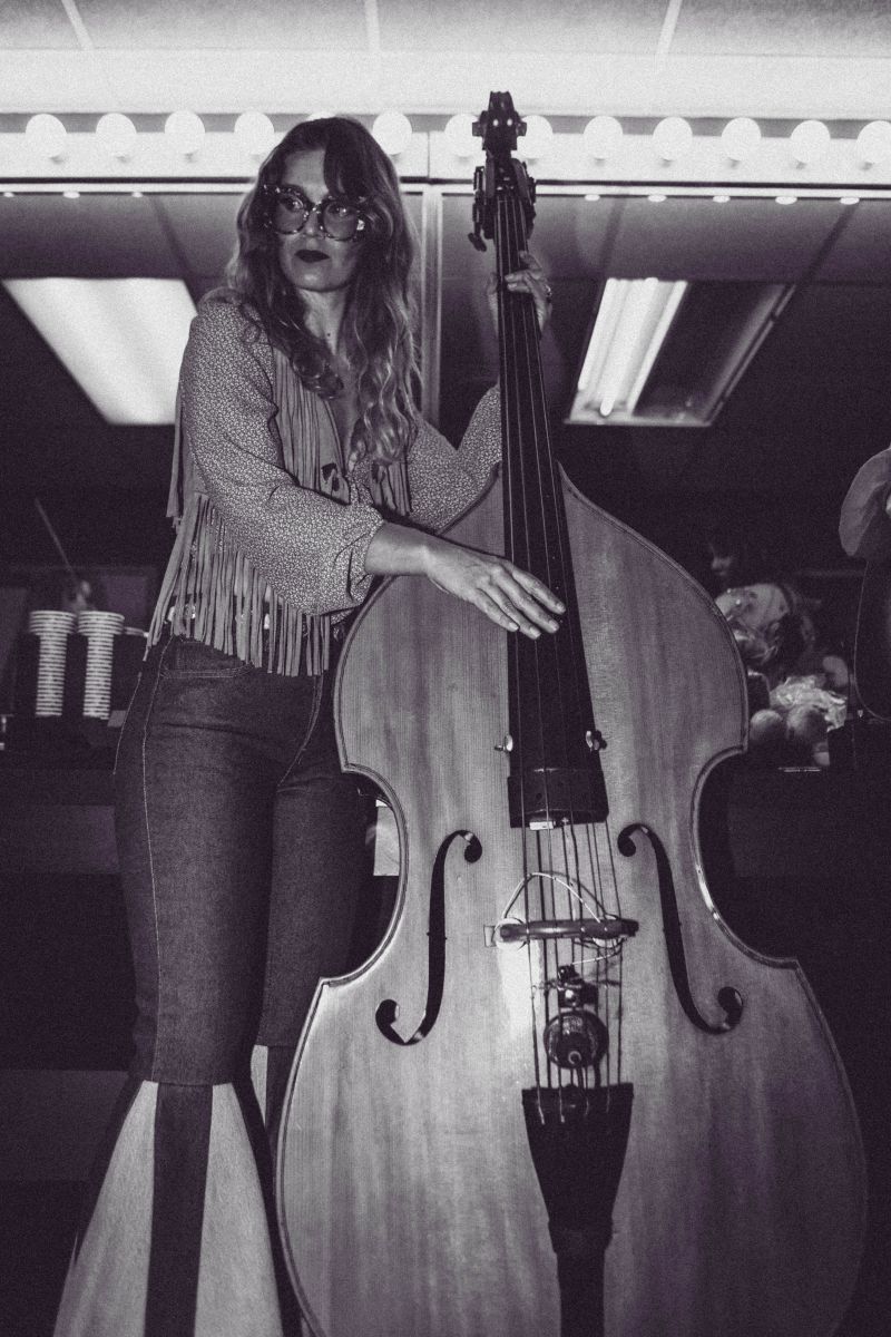 Backstage at The Observatory in San Diego, California.