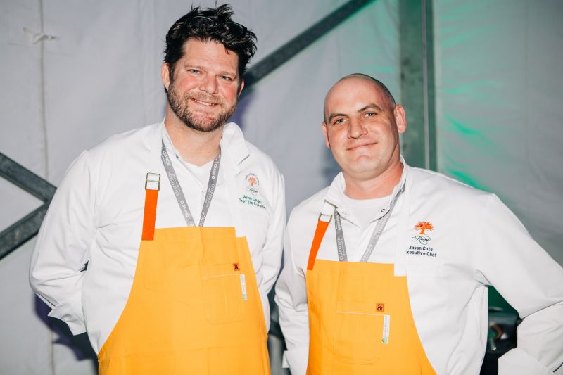 The Atlantic Room at the Ocean Course chef de cuisine John Ondo and Villa Resort executive chef Jason Cote