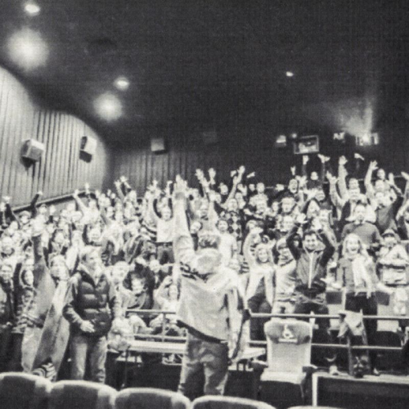In Boston screening the documentary With A Kite for a packed house