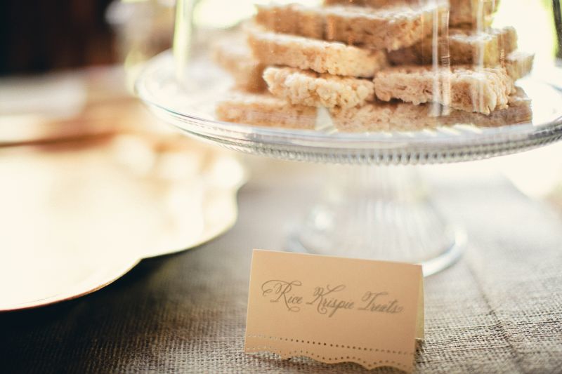 SUGAR RUSH: Ashton’s mom and sister-in-law teamed up to bake feel-good favorites like cookies and Rice Krispies Treats for the dessert bar.