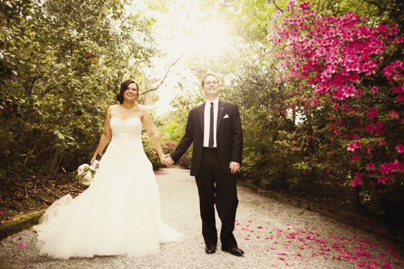 SWEET SCENT-SATION: March has special meaning for the couple--it&#039;s when Jared first professed his love. &quot;It&#039;s also one of the most beautiful months in Charleston, since it&#039;s when the azaleas bloom,&quot; says Ashton.