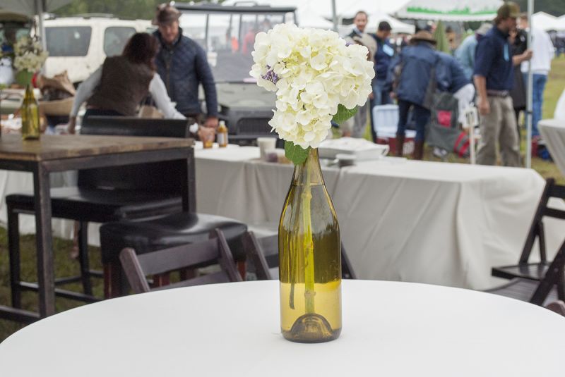Local food vendors provided fare for guests