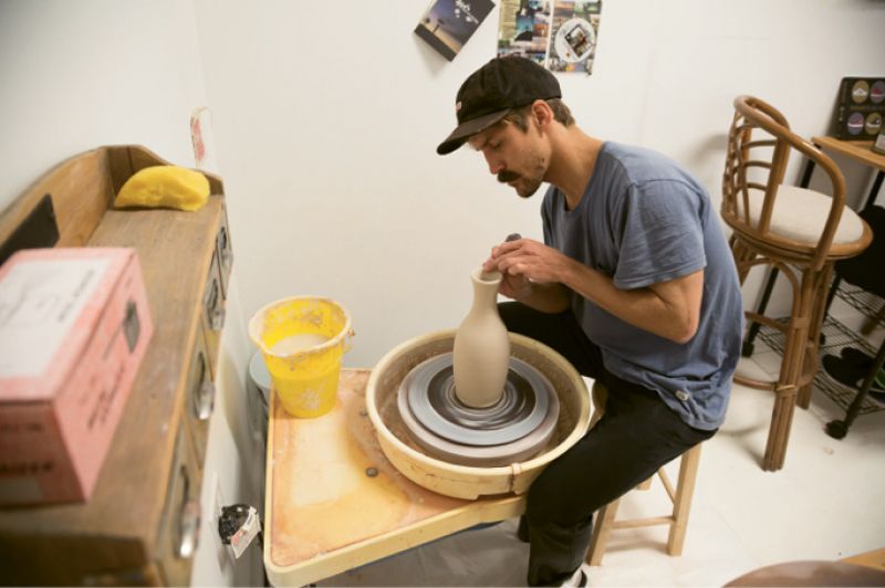 Ceramist Colin Peterson at Redux