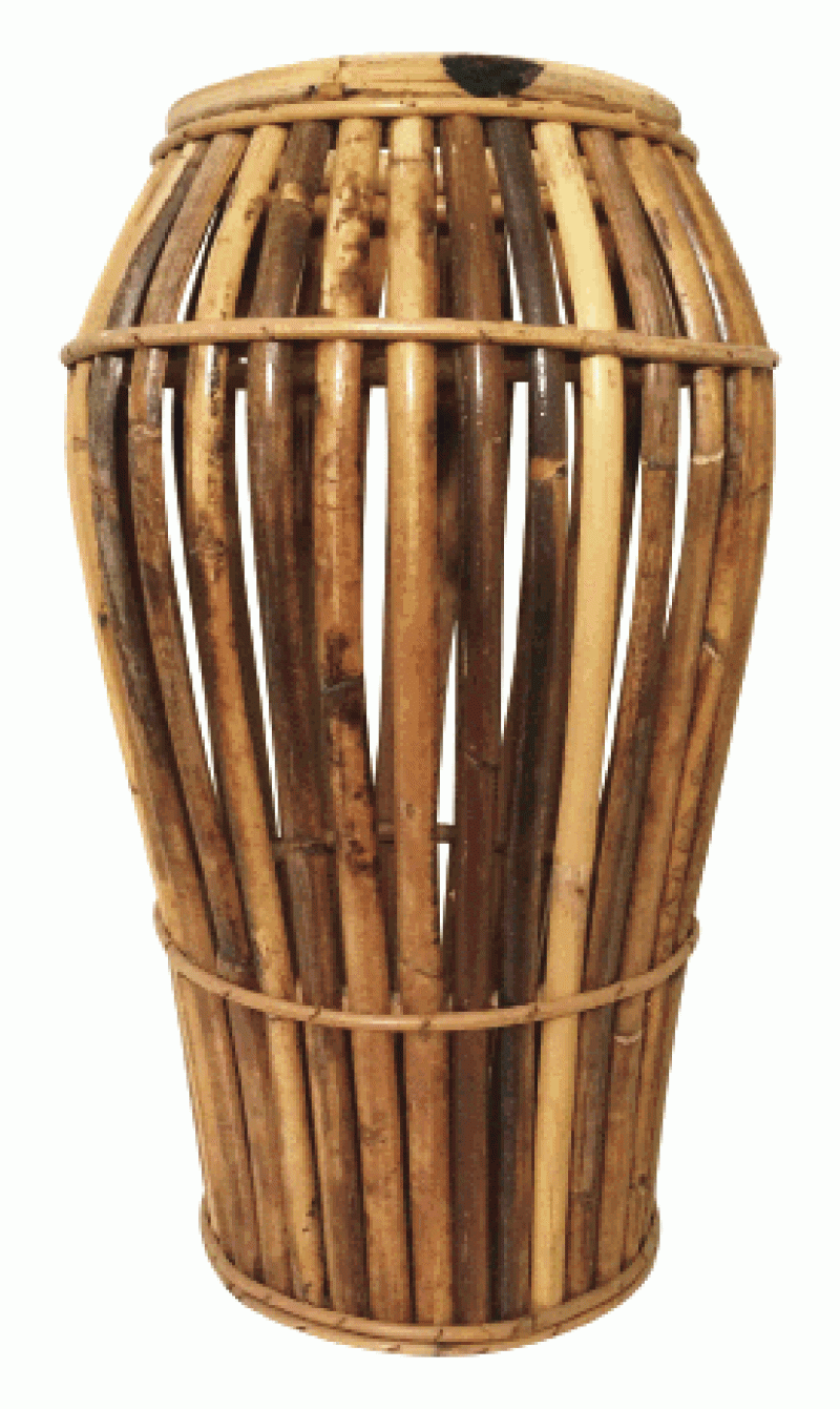 Vintage rattan umbrella stand, $75, at 428 Main Vintage