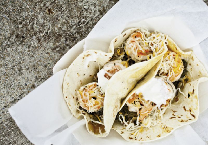shrimp tacos