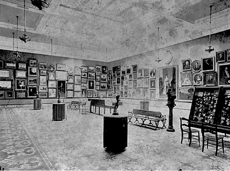 The Main Gallery on the second floor in 1905